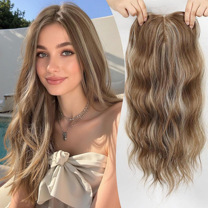 ⚡⚡ Final Hours –⚡2026 New Lightweight & Breathable Wavy Hair Topper
