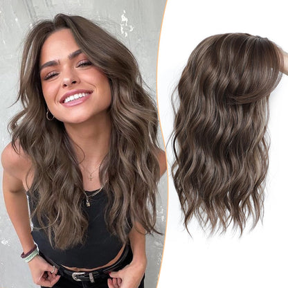 ⚡ Final Hours –⚡2026 New Lightweight & Breathable Wavy Hair Topper