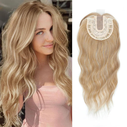 ⚡ Final Hours –⚡2026 New Lightweight & Breathable Wavy Hair Topper
