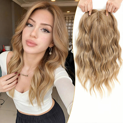 ⚡ Final Hours –⚡2026 New Lightweight & Breathable Wavy Hair Topper